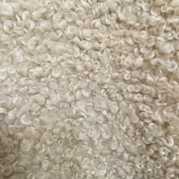 Gianni Bini Women’s Cream Teddy & Faux Leather Coat Jacket Size M NWOT - Picture 3 of 9